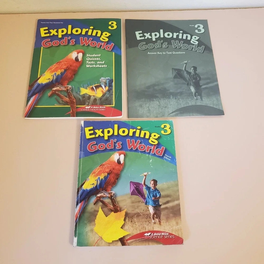 Abeka Grade‎ 3 History Science Math Health Language Readers 26 Books Home School